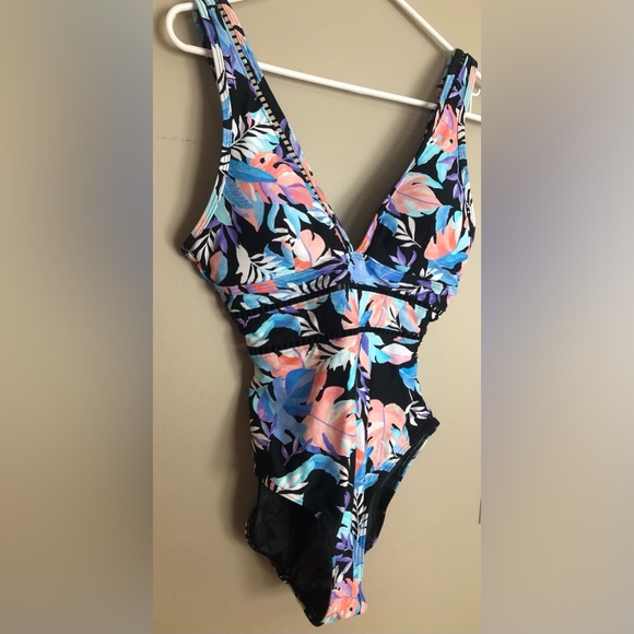 NWT SWIM BATHING Suit  - One piece SEA LEVEL SWIM BOTANICA Floral Size 6 $140 - Picture 1 of 2